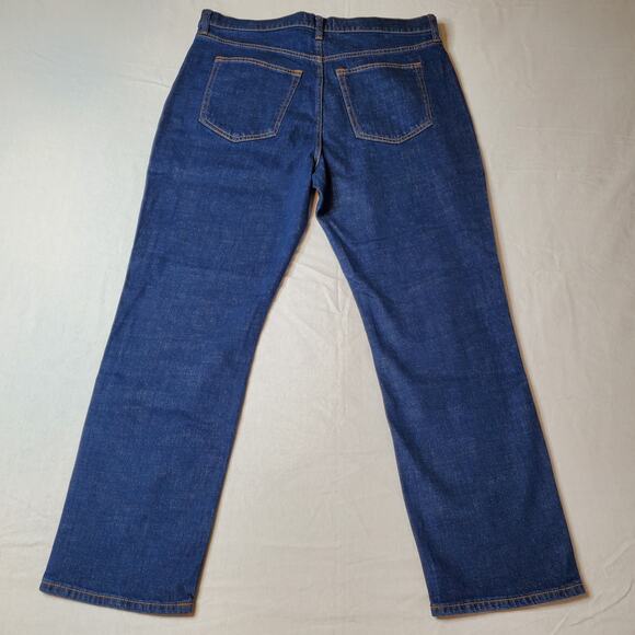 Abercrombie & Fitch Women Size 16S NWT Slim Straight Ultra High Rise Jean Blue - Picture 5 of 9